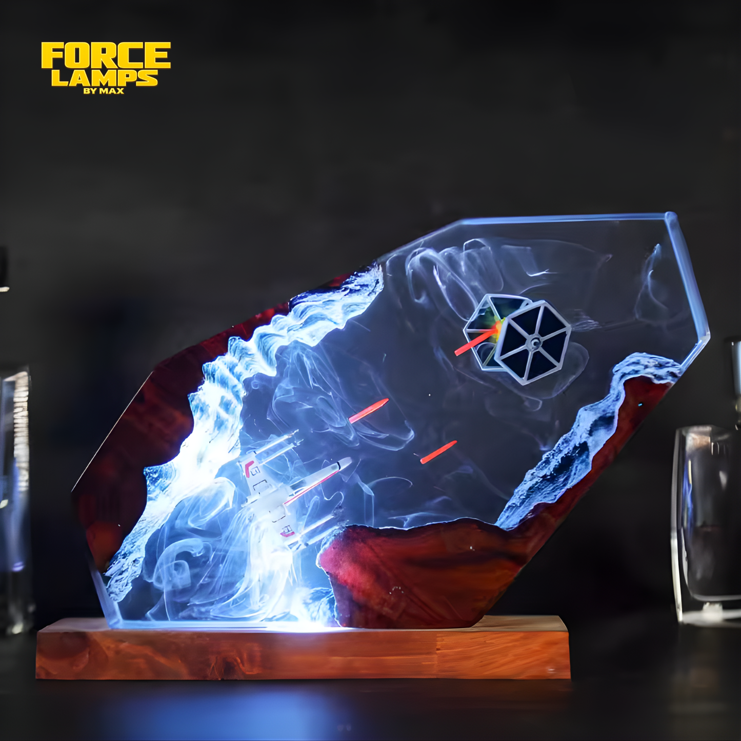 ForceLampsByMax ™ Handcrafted Resin Lamps