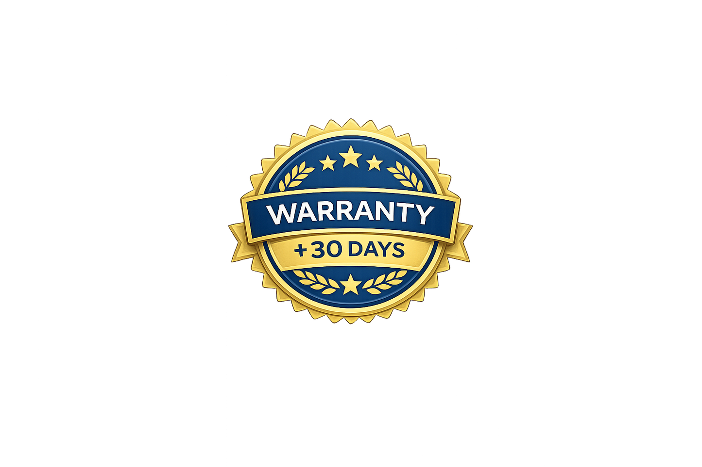 + 30 Day Extended Warranty