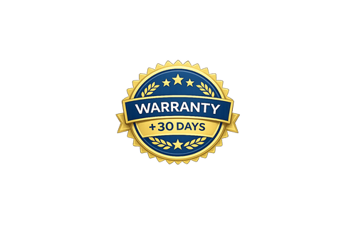 + 30 Day Extended Warranty